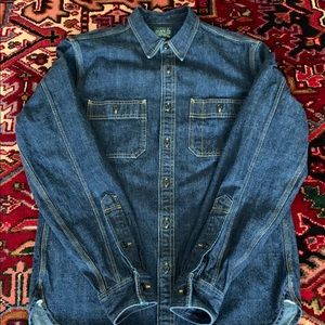 Men’s J.Crew Denim Button Down Shirt